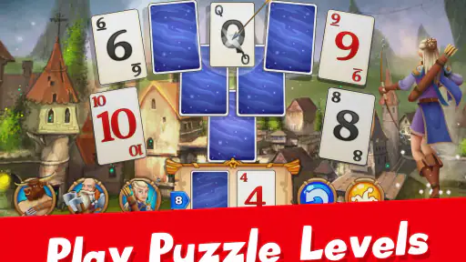 Solitaire Arthur Tale TriPeaks screenshot