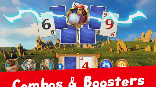 Solitaire Arthur Tale TriPeaks screenshot