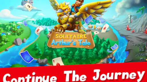 Solitaire Arthur Tale TriPeaks screenshot