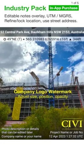 Solocator - GPS Field Camera screenshot