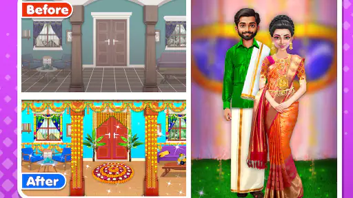 South Indian Bride Wedding Fun screenshot