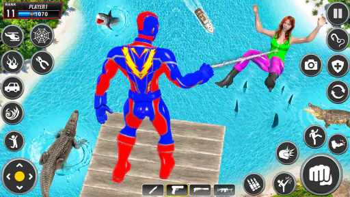 Spider Rope Hero: Action Game screenshot