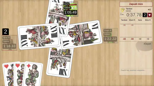 Spletni Tarok - valat.si screenshot