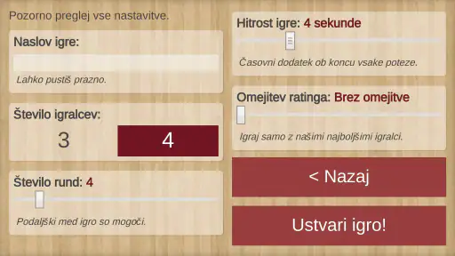 Spletni Tarok - valat.si screenshot