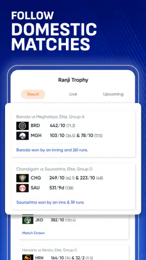 SportsTiger Live Score & News screenshot