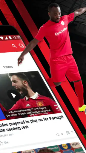 Sporty.com: Live Scores & News screenshot