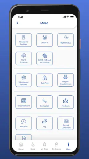 SriLankan Airlines screenshot