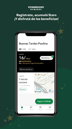 Starbucks Argentina screenshot