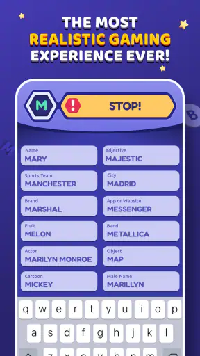 StopotS - The Categories Game screenshot
