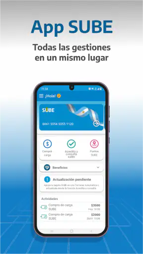 SUBE screenshot