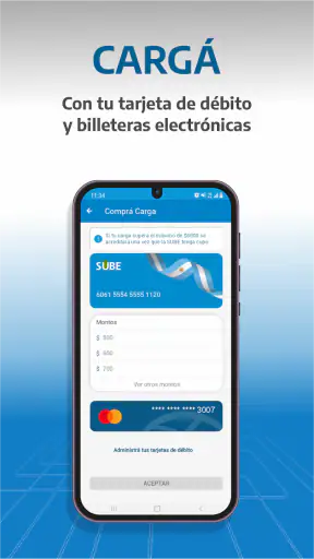 SUBE screenshot