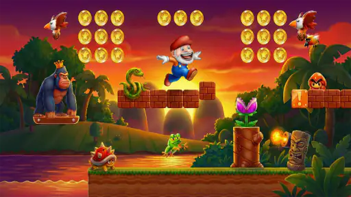 Super Run: مغامرة الغابة screenshot