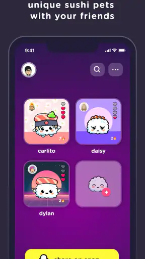 SUSH Grow cute virtual animal screenshot