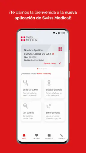 Swiss Medical screenshot