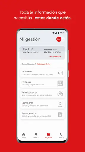 Swiss Medical screenshot