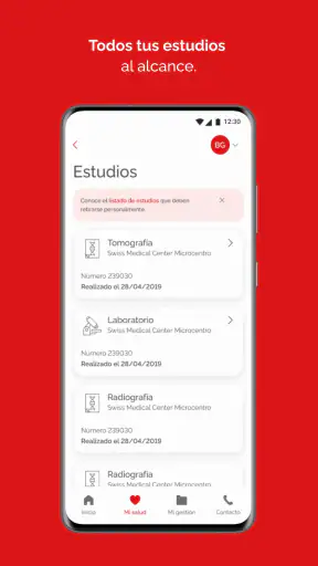 Swiss Medical screenshot