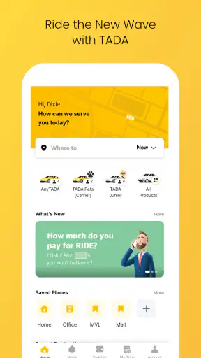 TADA - Taxi, Cab, Ride Hailing screenshot
