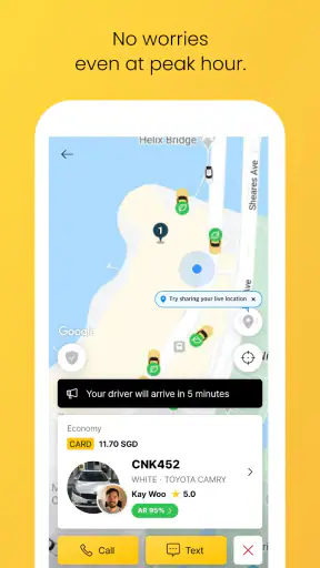TADA - Taxi, Cab, Ride Hailing screenshot