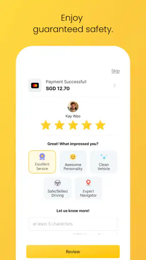 TADA - Taxi, Cab, Ride Hailing screenshot