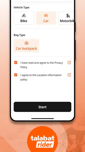 Talabat Rider screenshot