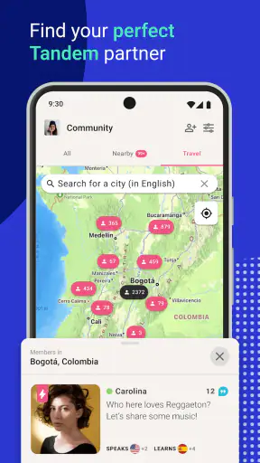 Tandem: Language exchange screenshot