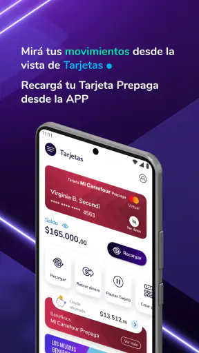 Tarjeta Mi Carrefour screenshot