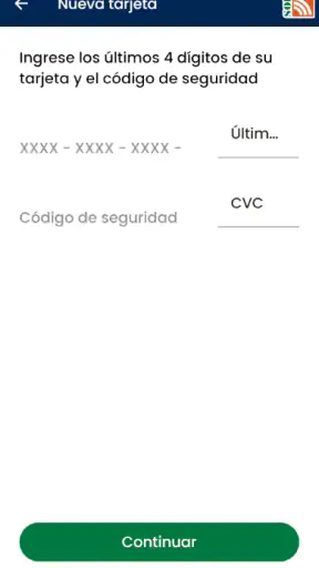 Tarjeta SOL screenshot