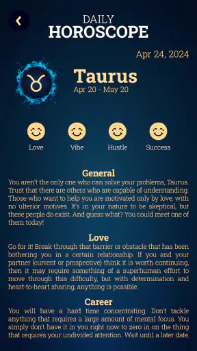 Tarot Card Reading Horoscope screenshot