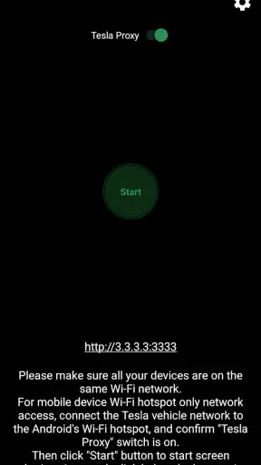TeslaMirror screenshot