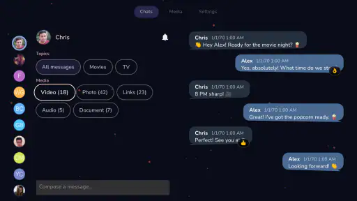 Tevegram : Telegram for TV screenshot