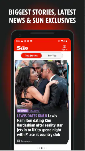 The Sun Mobile - Daily News screenshot