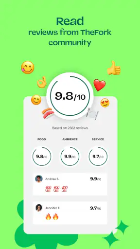 TheFork - Restaurant bookings screenshot