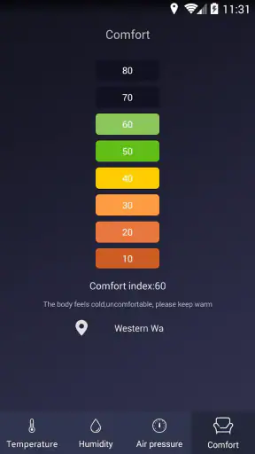 Thermometer - Hygrometer screenshot
