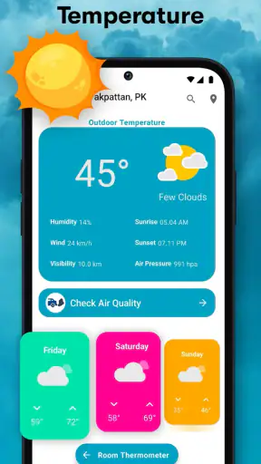مقياس حرارة درجة الغرفة screenshot