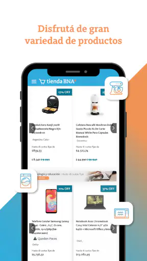 Tienda BNA+ screenshot