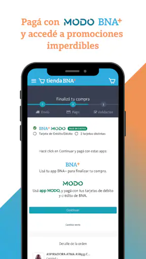 Tienda BNA+ screenshot