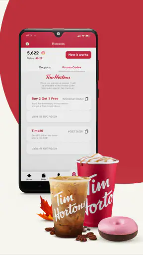 Tim Hortons Middle East screenshot