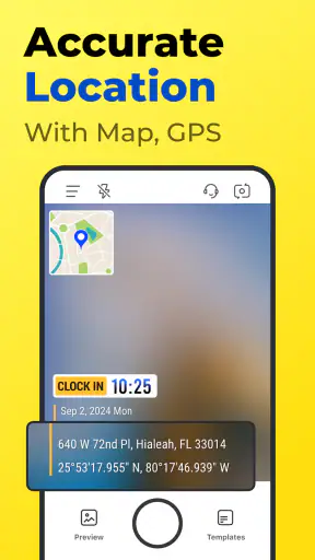Timemark Camera - وقت, GPS screenshot