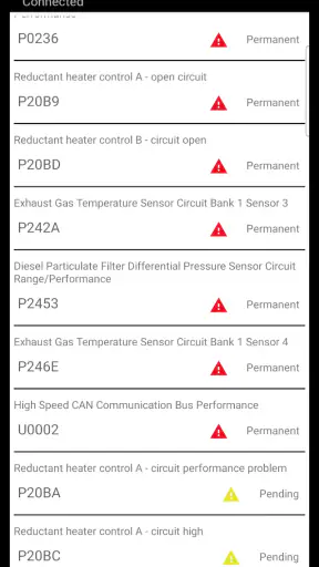 Tor OBD2 Diagnostics screenshot