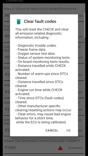 Tor OBD2 Diagnostics screenshot