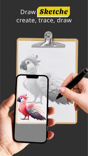 Trace Anything - تتبع للرسم screenshot