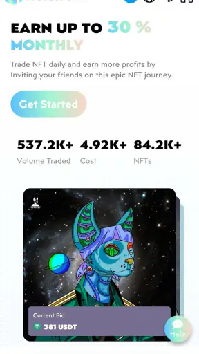 TreasureNFT：Trade & Earn NFTs screenshot