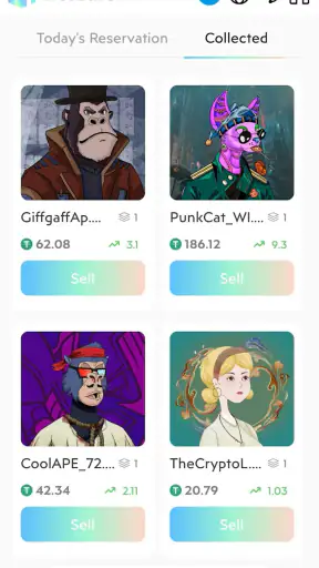 TreasureNFT：Trade & Earn NFTs screenshot