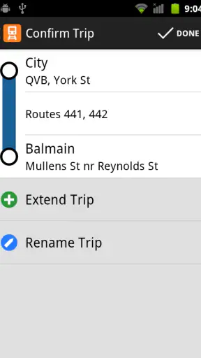 TripView screenshot