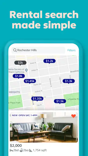 Trulia Rent Apartments & Homes screenshot
