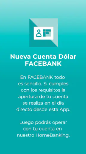 Tu Cuenta Dólar FACEBANK screenshot