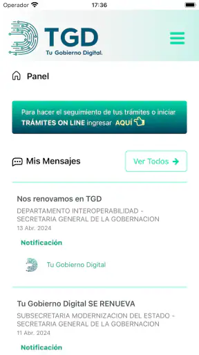 Tu Gobierno Digital screenshot