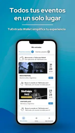 TuEntrada Wallet screenshot