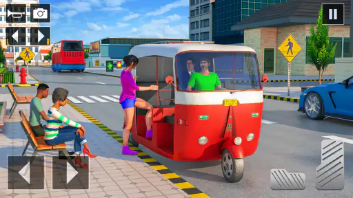 Tuk Tuk Auto Rickshaw Game screenshot