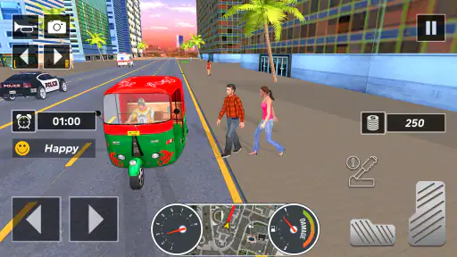 Tuk Tuk Auto Rickshaw Game screenshot